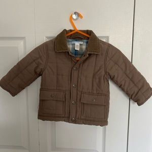 Janie and Jack Boys quilted barn jacket